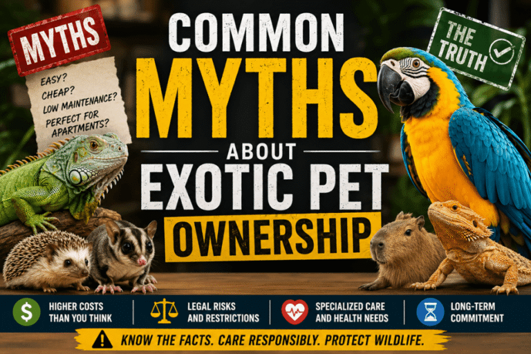 Common Myths About Exotic Pet Ownership