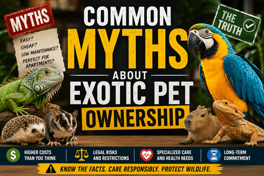 Common Myths About Exotic Pet Ownership