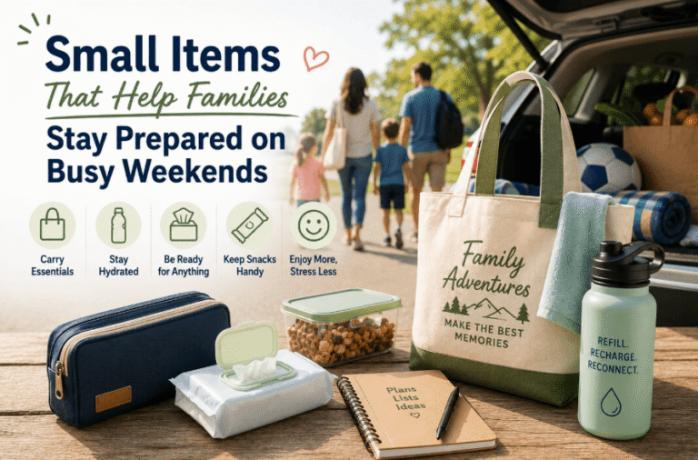 Small Items That Help Families Stay Prepared on Busy Weekends