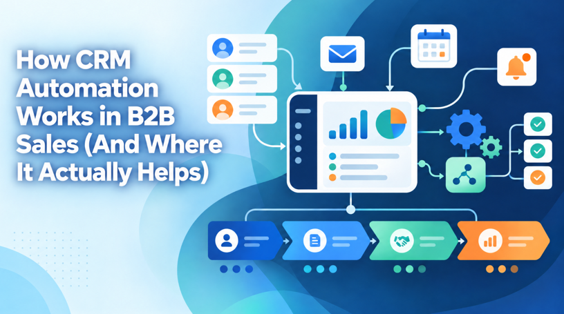 How CRM Automation Works in B2B Sales (And Where It Actually Helps)