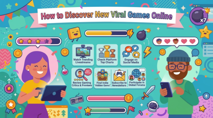 How to Discover New Viral Games Online